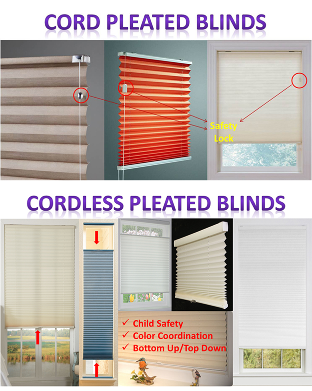 No-woven Fabric Pleated Shades