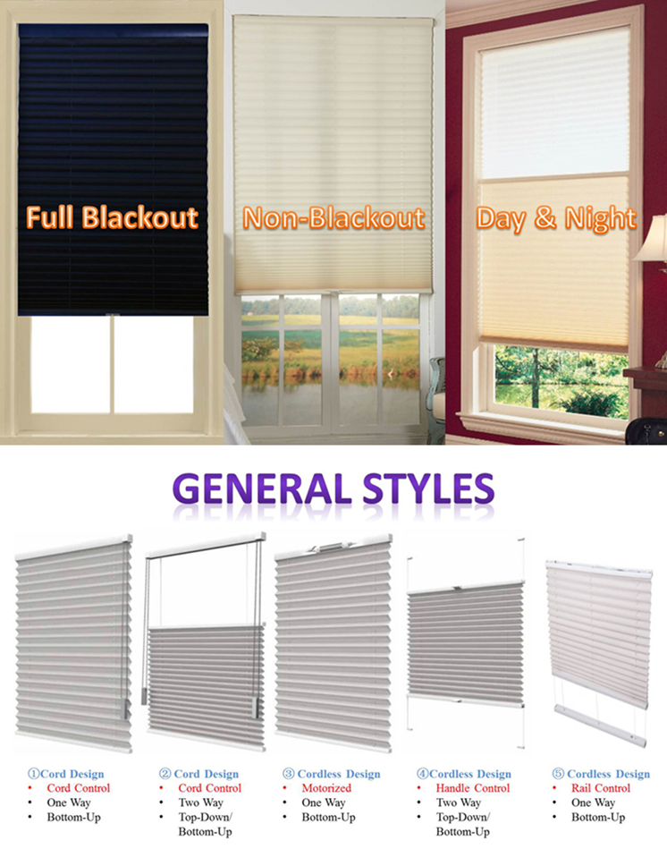 Pleated Shades for Home