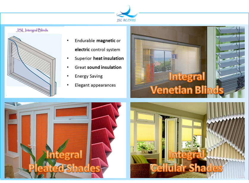 Dustproof Integral Venetian Blinds