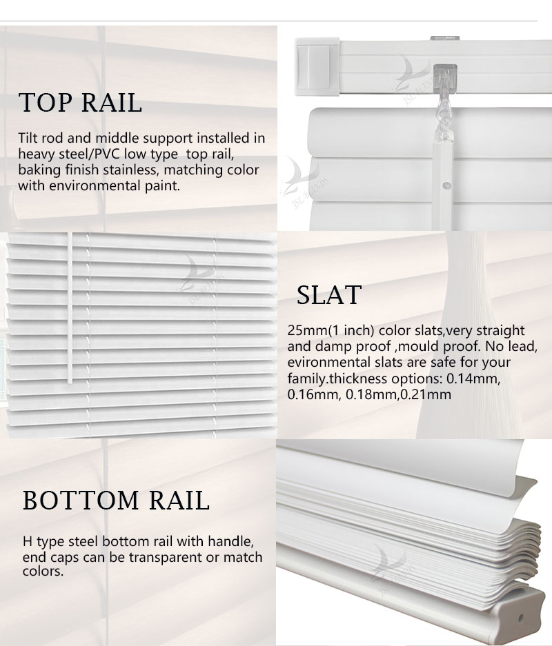 cordless PVC Venetian Blinds