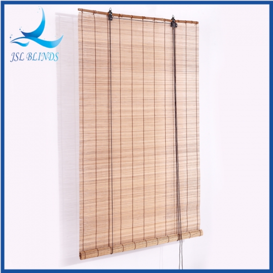 Varios colores disponibles cortina de rodillo de bambú elegante